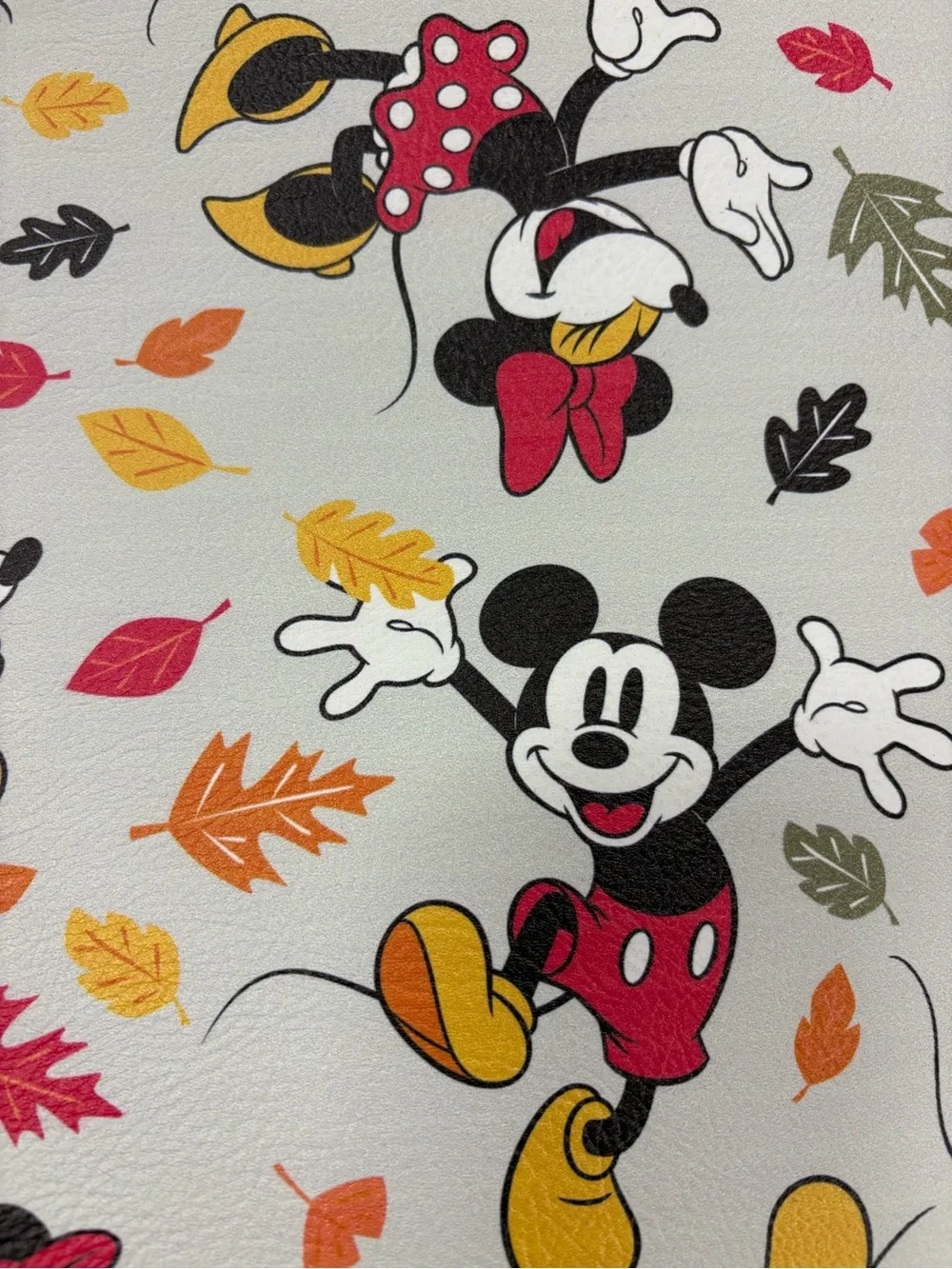 Disney Minnie & Mickey Fall Leaf kitchen anti fatigue floor mat 18x30